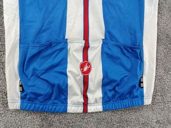 Used Castelli maillot velo homme taille l -38 6859 cyclisme route respirant italie bike — image 6 of 7