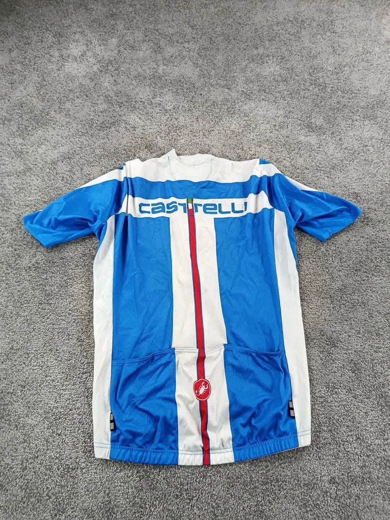 Used Castelli maillot velo homme taille l -38 6859 cyclisme route respirant italie bike — image 5 of 7