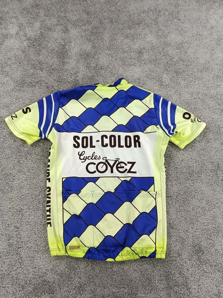 Used au tour de france maillot velo homme taille M - 10 5860 - retro 90 - grande synthe bike — image 6 of 8