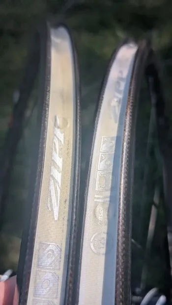 Used Zipp Firecrest 202 Carbon Clincher Wheel Set Rim Brake 11s bike — image 2 of 5