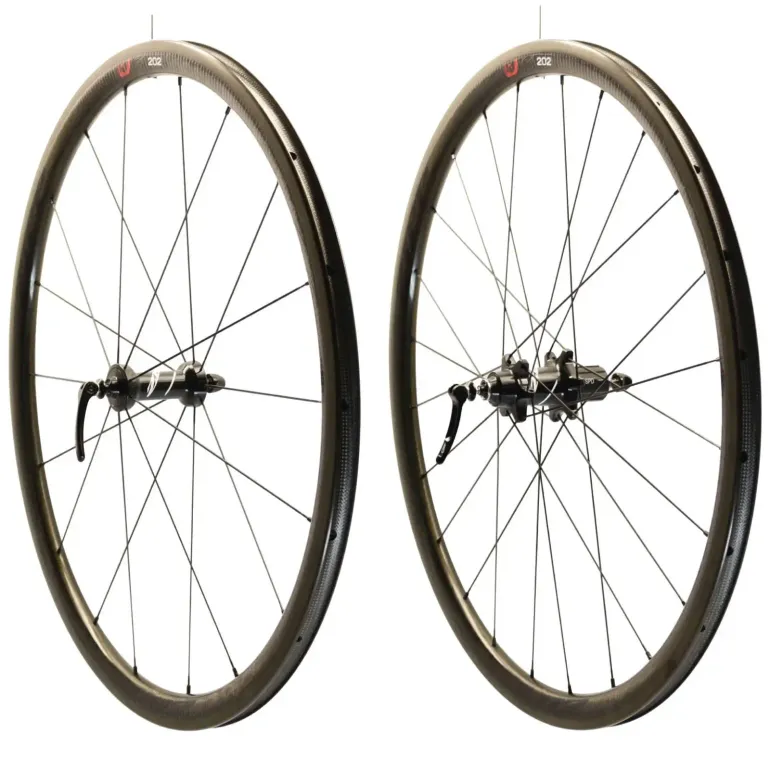 Used Zipp Firecrest 202 Carbon Clincher Wheel Set Rim Brake 11s bike — image 8 of 8