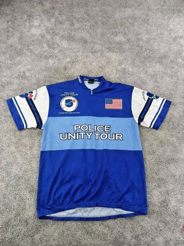 Tweedehands Suarez maillot velo homme taille M - 63 7186 cyclisme route respirant police unity tour Cycling Clothing
