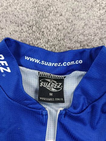 Used Suarez maillot velo homme taille M - 63 7186 cyclisme route respirant police unity tour bike — image 5 of 10