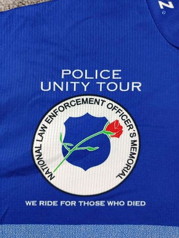 Used Suarez maillot velo homme taille M - 63 7186 cyclisme route respirant police unity tour bike — image 3 of 10