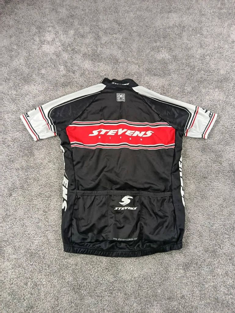 Used Santini maillot velo homme taille xl -71 6986 cyclisme route respirant stevens cyclo cross bike — image 5 of 6