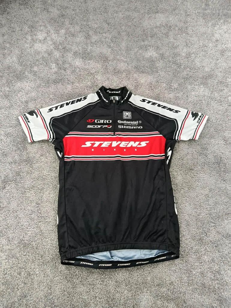 Used Santini maillot velo homme taille xl -71 6986 cyclisme route respirant stevens cyclo cross bike — image 1 of 6