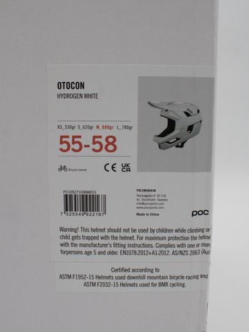 Used POC OTOCON MTB HELMET - Hydrogen White Matt - Size M bike — image 17 of 18