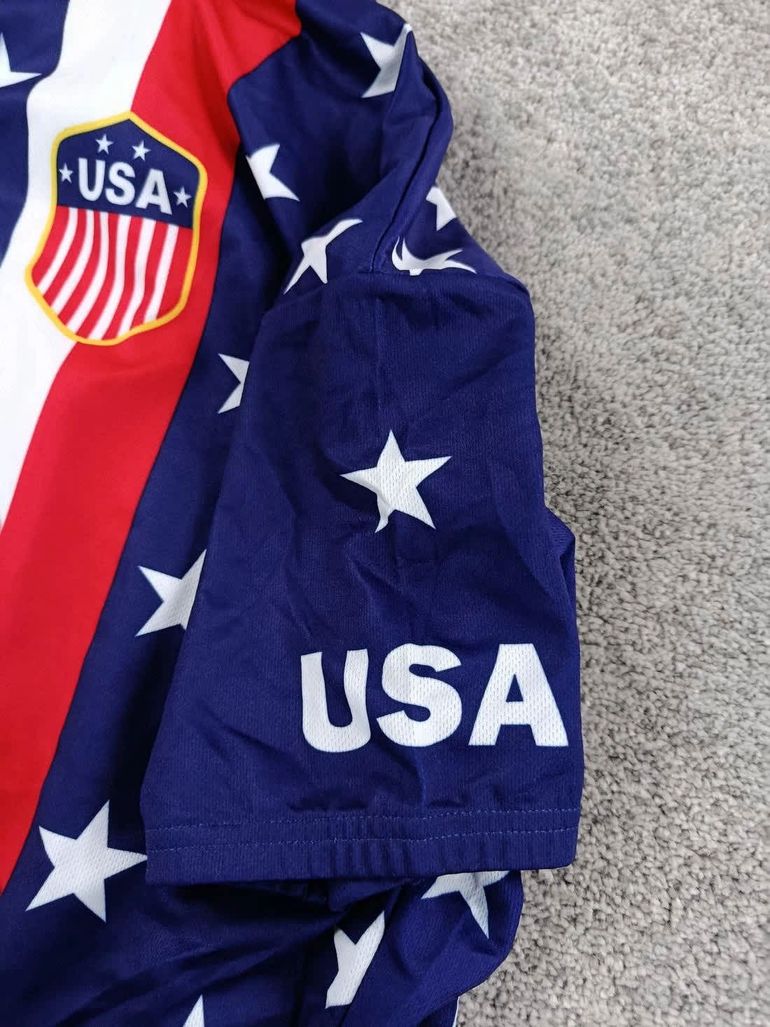 World Jerseys maillot velo homme taille xl -57 6998 cyclisme route respirant usa bike d'occasion — image 5 sur 6