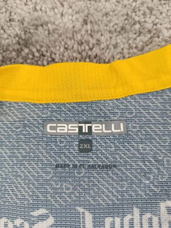 Used Castelli maillot velo homme taille xxl -39 6841 cyclisme route respirant usa oregon bike — image 5 of 9