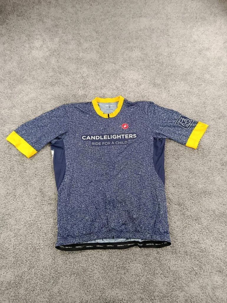 Used Castelli maillot velo homme taille xxl -39 6841 cyclisme route respirant usa oregon bike — image 1 of 9