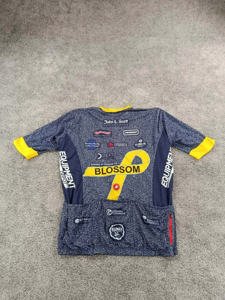Used Castelli maillot velo homme taille xxl -39 6841 cyclisme route respirant usa oregon bike — image 7 of 9