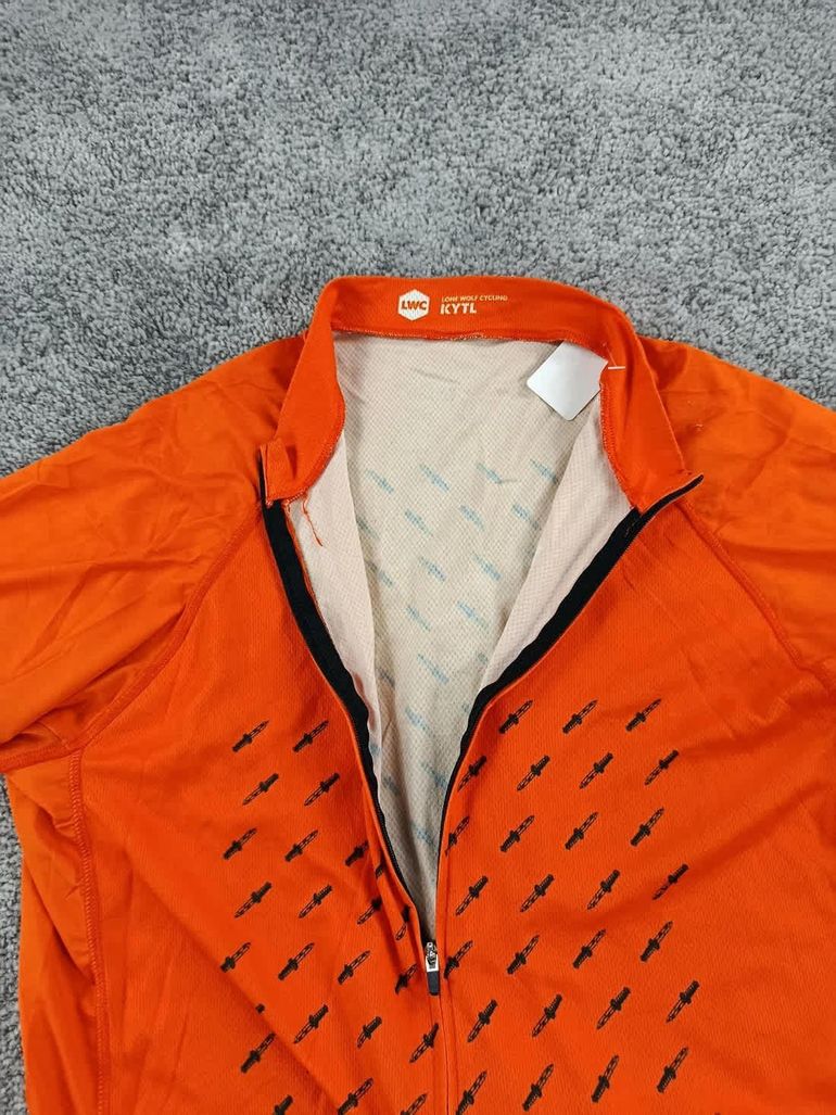 Tweedehands lone wolf cycling maillot velo homme taille L-39 6890 vtt gravel respirant bike — afbeelding 2 van 8