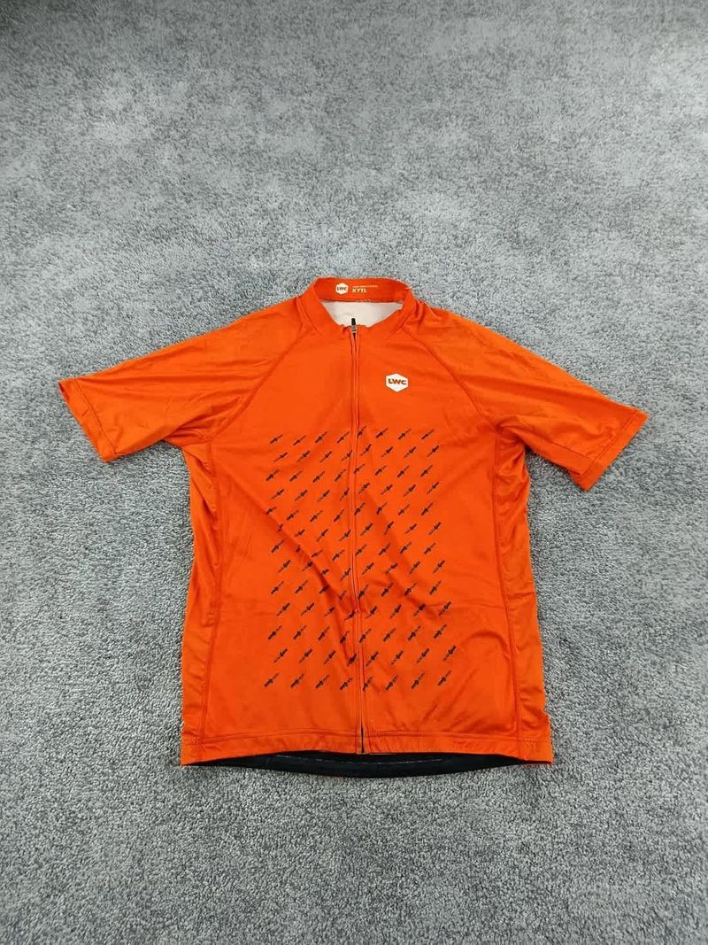 Tweedehands lone wolf cycling maillot velo homme taille L-39 6890 vtt gravel respirant Cycling Clothing