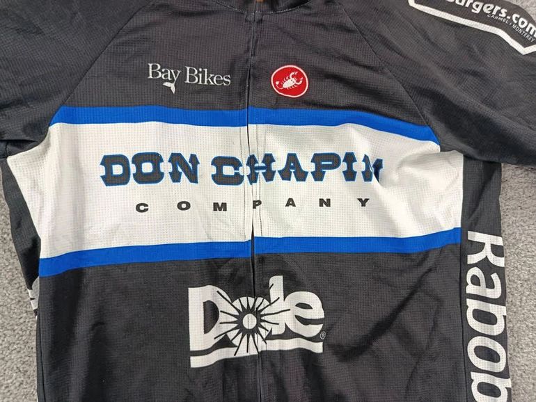 Used Castelli maillot velo homme taille xxl -33 6767 cyclisme route respirant Rabobank Dole bike — image 2 of 5