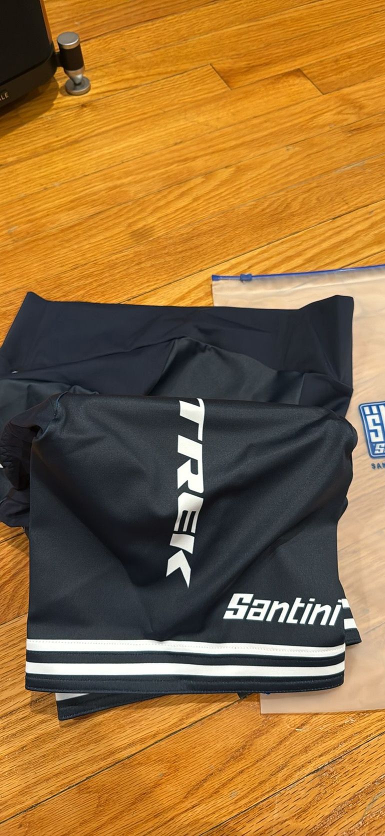 Used Santini cycling shorts - Replica shorts Trek women 2019, size M bike — image 4 of 4