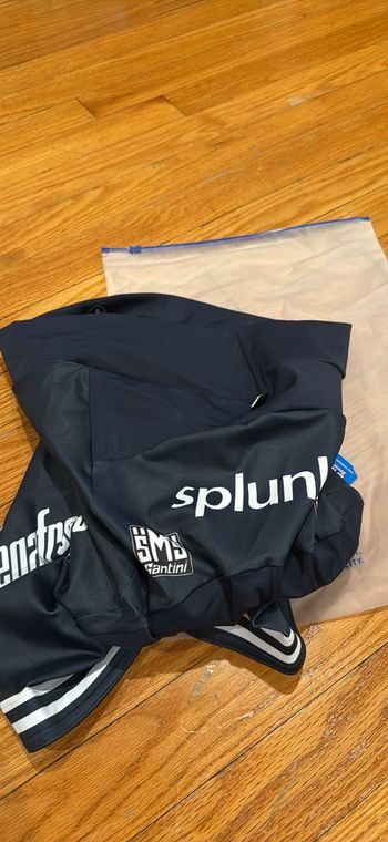 Used Santini cycling shorts - Replica shorts Trek women 2019, size M bike — image 2 of 4
