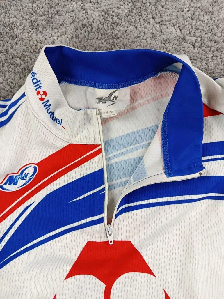 Used Mcn maillot velo homme taille xxl - 17 6243 route respirant retro credit mutuel bike — image 4 of 6