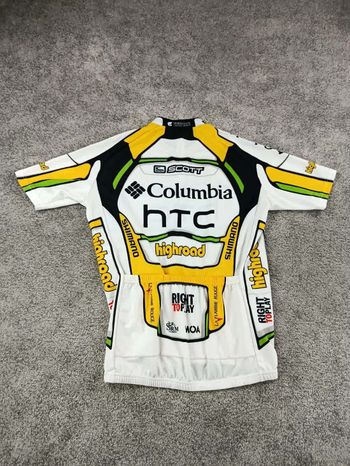 Used moa maillot velo homme taille L-02 7777 cyclisme route respirant Htc columbia bike — image 5 of 6
