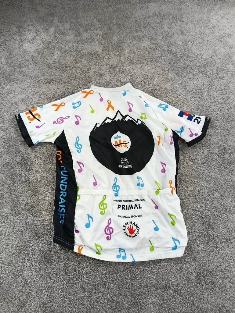 Used primal maillot velo homme taille l -31 6664 cyclisme route respirant Colorado bike — image 5 of 6