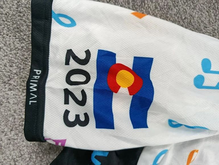 Used primal maillot velo homme taille l -31 6664 cyclisme route respirant Colorado bike — image 3 of 6