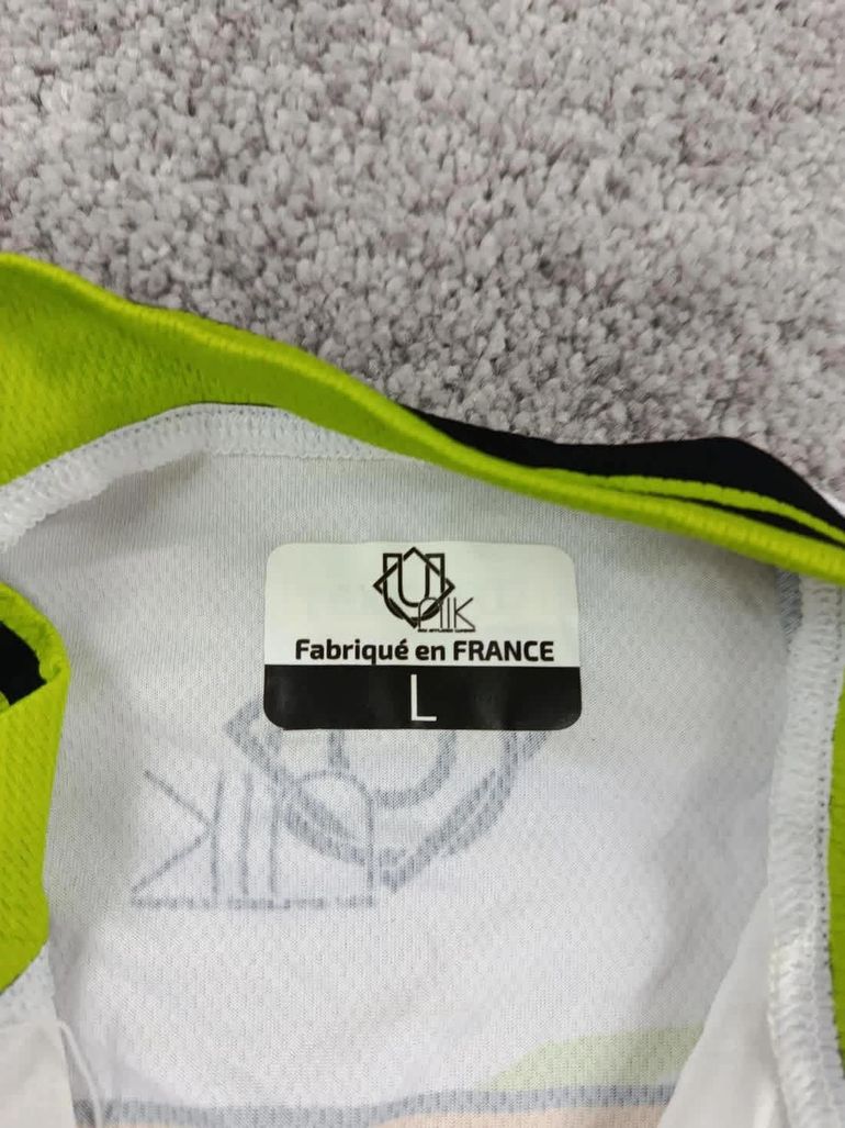 Used ulik maillot velo homme taille l -02 7545 cyclisme route respirant 24h du mans bike — image 5 of 7