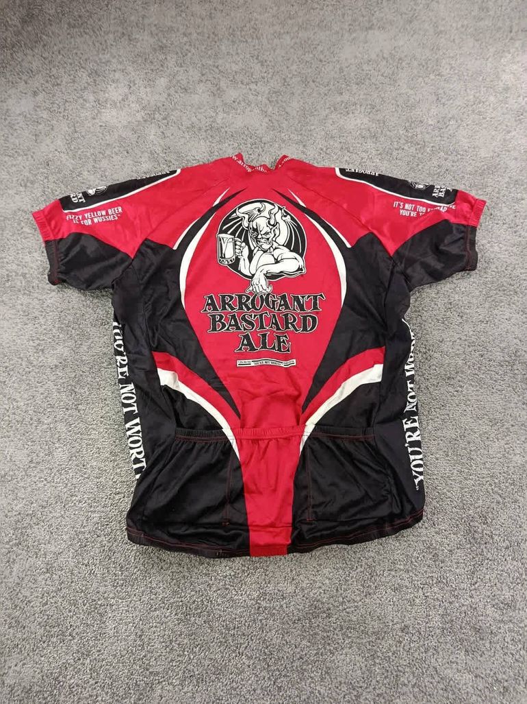 Canari maillot velo homme taille xl -38 6781 cyclisme route respirant Arrogant Bastard bike d'occasion — image 6 sur 8