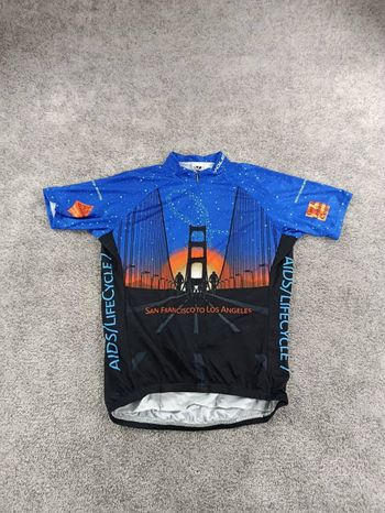 Used Voler maillot velo homme taille l -40 6876 cyclisme route respirant usa Golden gates bike