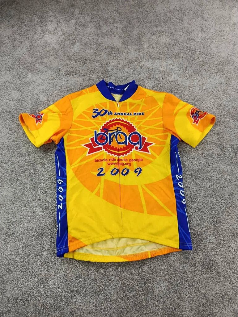 Used Reviwear maillot velo homme taille L-31 6642 cyclisme route respirant Brag Georgie bike — image 1 of 12