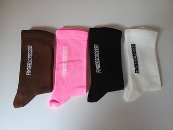 Used Fingerscrossed cycling socks bike
