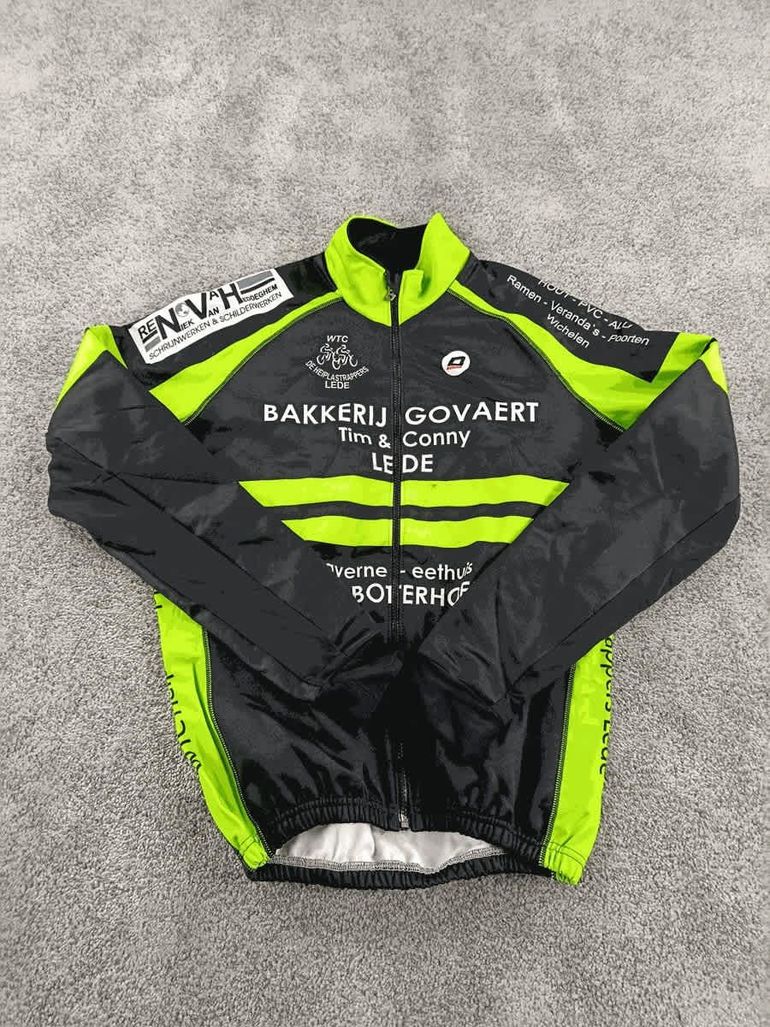 Used doltcini veste velo hiver homme taille L - 87 4467 - fluo bike — image 1 of 4