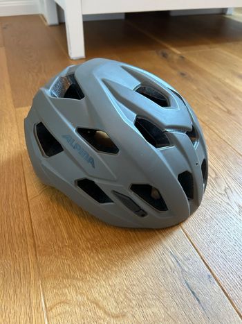 Used Alpina Anzana Helmet Size 57–61 cm Matte Grey bike
