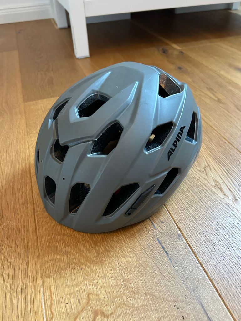 Used Alpina Anzana Helmet Size 57–61 cm Matte Grey bike — image 2 of 4