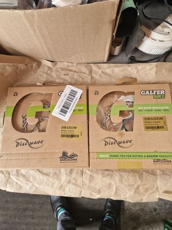 Used Galfer Galfler wawe brake rotor 2025 bike