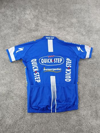 Used Vermarc maillot velo homme taille xxl -92 7256 cyclisme route respirant Quick Step bike — image 4 of 5