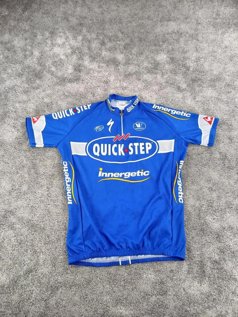 Used Vermarc maillot velo homme taille xxl -92 7256 cyclisme route respirant Quick Step bike — image 1 of 5