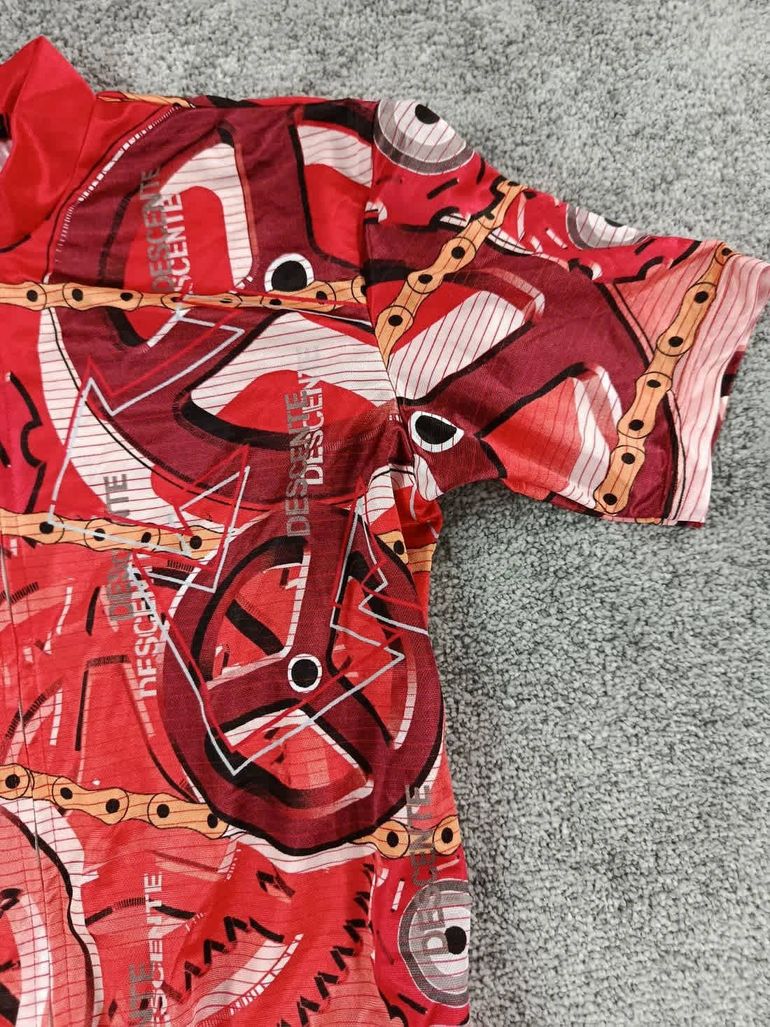 Used Descente maillot velo homme taille L -91 7355 cyclisme route respirant bike — image 3 of 7