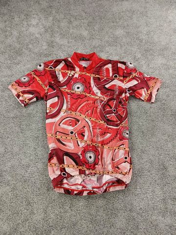Used Descente maillot velo homme taille L -91 7355 cyclisme route respirant Cycling Clothing