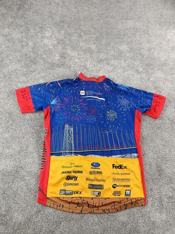 Used verge sport maillot velo homme taille xl -92 7368 cyclisme route respirant ColOrado usa bike — image 8 of 9