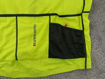 Used Louis Garneau maillot velo homme taille xxl -64 7192 cyclisme route respirant jaune bike — image 6 of 7