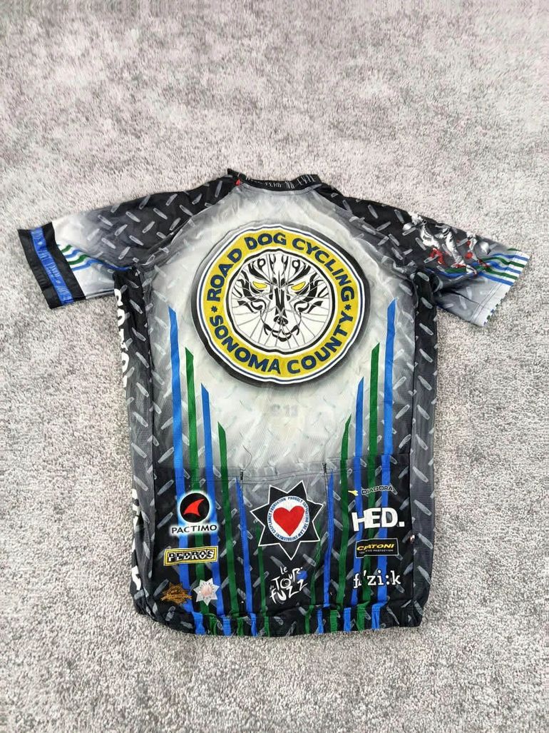 Used Pactimo maillot velo homme taille m -64 7193 cyclisme route Tour de Fuzz Californie bike — image 6 of 8
