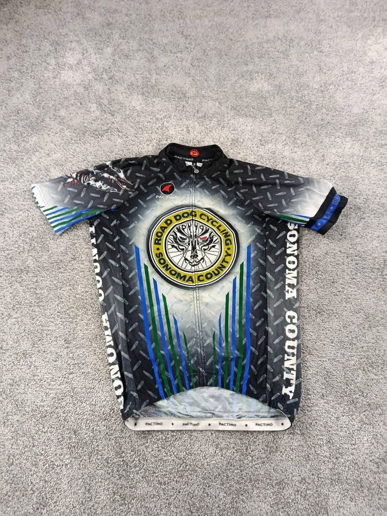 Used Pactimo maillot velo homme taille m -64 7193 cyclisme route Tour de Fuzz Californie bike — image 1 of 8