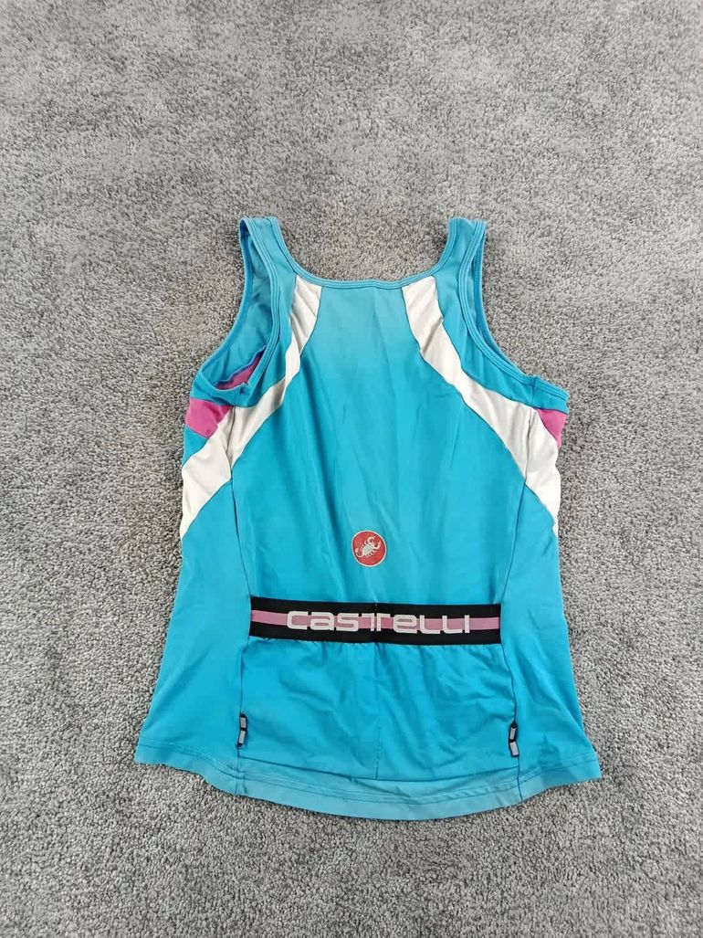 Used Castelli maillot velo femme taille l -24 6118 cyclisme route respirant bike — image 5 of 6