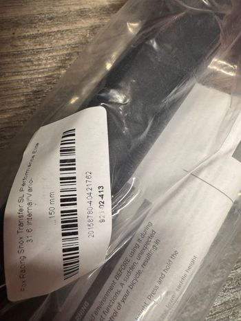 Used Fox Racing Transfer SL Dropper Seatpost 31,6 150 2025 bike — image 3 of 4