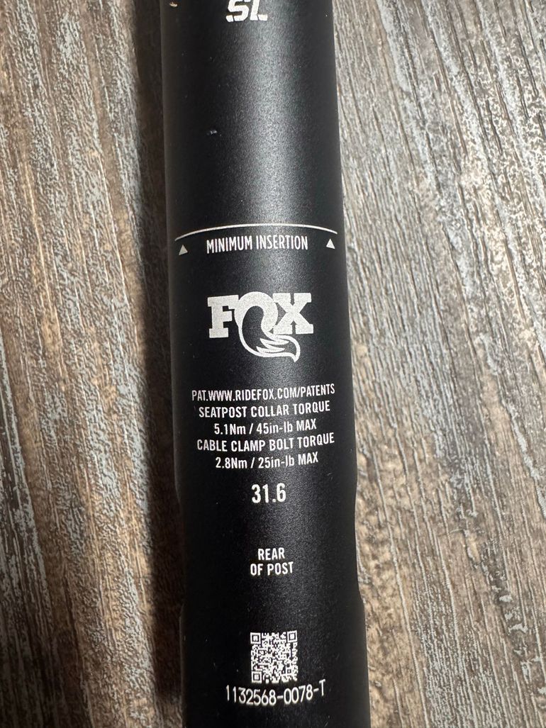 Used Fox Racing Transfer SL Dropper Seatpost 31,6 150 2025 bike — image 2 of 4