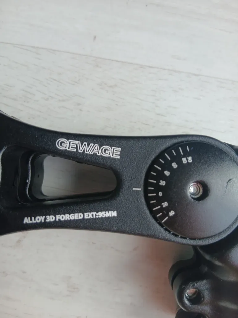 Used Gewage Fahrrad-Vorbau 31,8 mm 95 mm Aluminium Schwarz bike — image 5 of 7