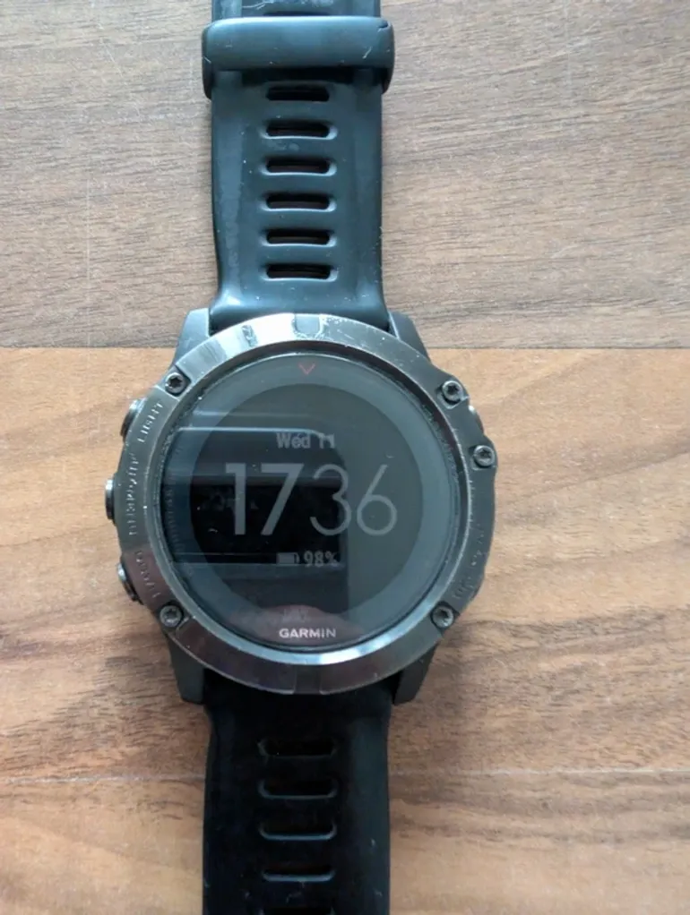Used Garmin Fenix 5X Sapphire bike — image 2 of 5