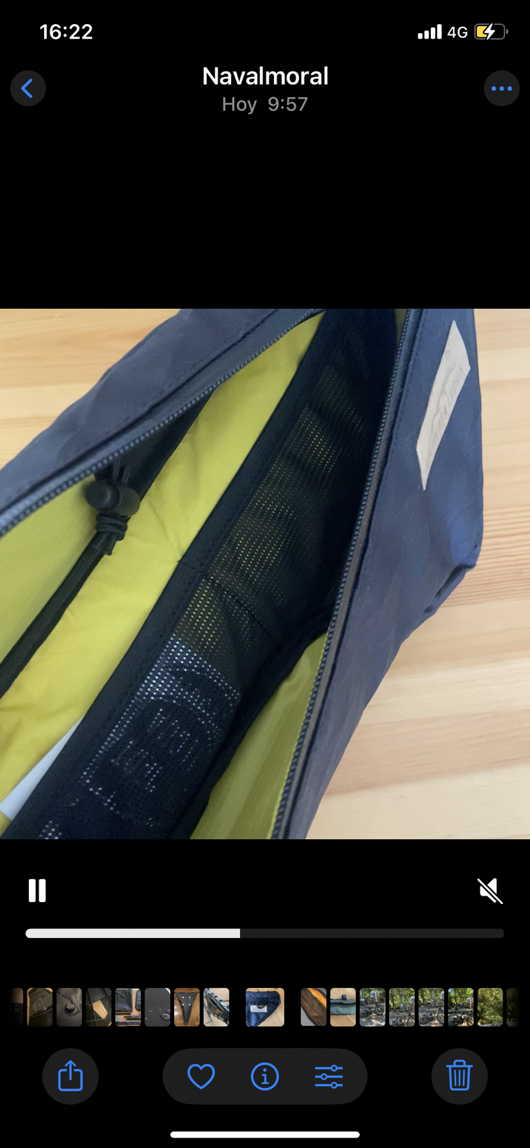 Used Enmedialegua Bolsa de Cuadro Mod. top Largue 2026 bike — image 7 of 9