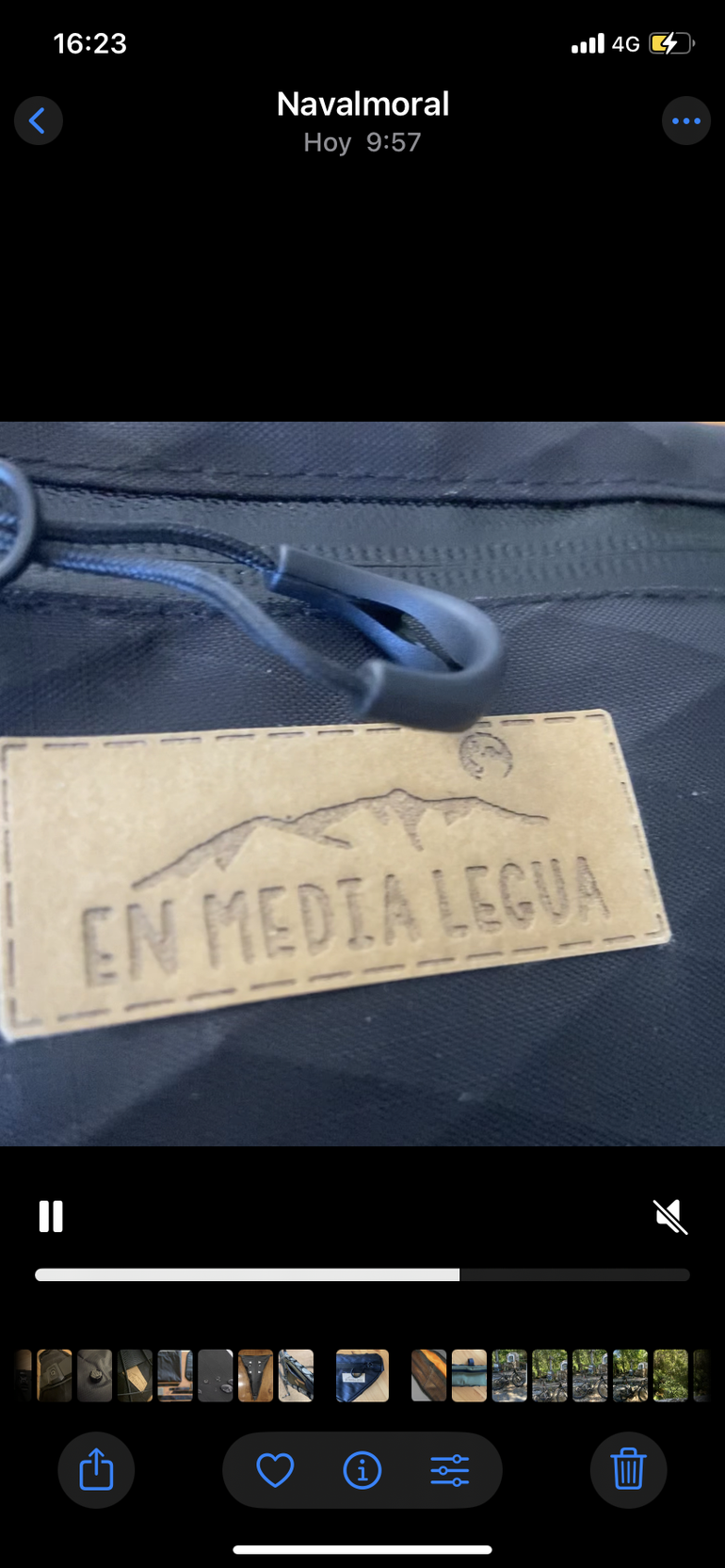 Used Enmedialegua Bolsa de Cuadro Mod. top Largue 2026 bike — image 6 of 9