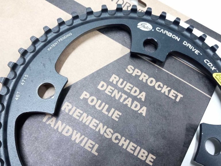 Used Gates Carbon Drive 46T CDX Front Sprocket, 4B, BCD-104 CDXF446 bike — image 2 of 3