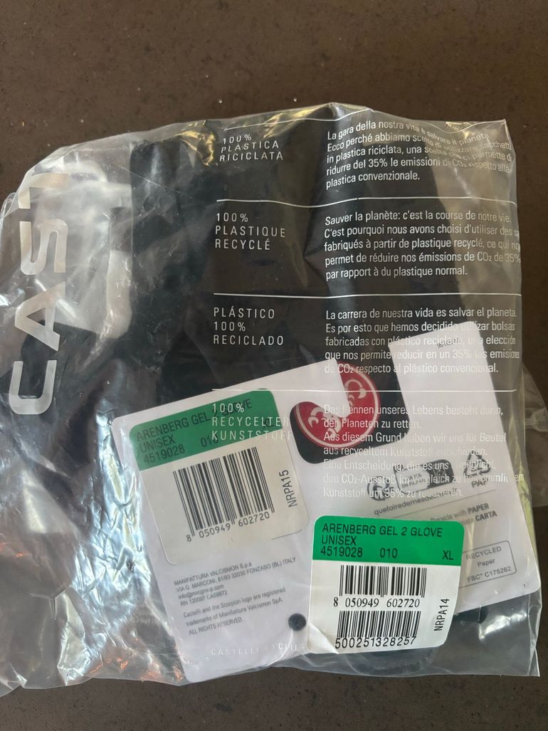 Used Castelli Arenberg Gel 2 Gloves XL bike — image 3 of 3